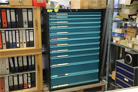 Tool cabinet with 12 drawers