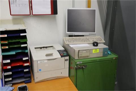 PC, Monitor, Drucker
