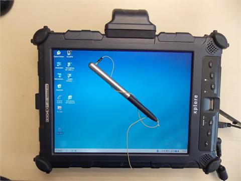 Outdoor-Tablet Xplore IX 104 C3 Tablet PC mit GPS Modul und Netzteil