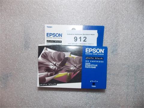 Epson Drucker-Tintenpatrone  Nr. T0591 Black       P095/912
