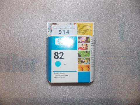 HP Drucker-Tintenpatrone  Nr. 82 Cyan      P095/914
