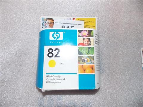 HP Drucker-Tintenpatrone  Nr. 82 Gelb      P095/945