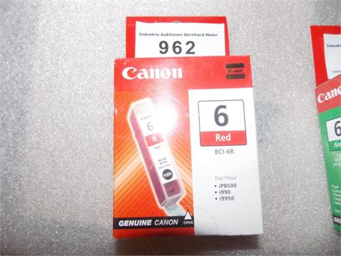 Canon Drucker-Tintenpatrone  Nr. 6 BCI, Rot      P095/962
