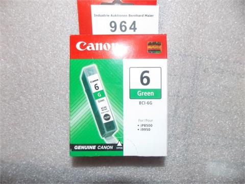 Canon Drucker-Tintenpatrone  6 BCI, Grün      P095/964