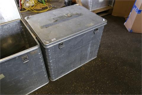 Aluminium Box mit Deckel und Verschluß