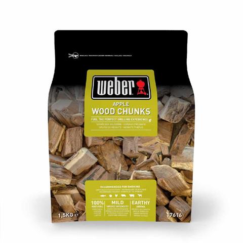 Weber Wood Chunks - Fire spice Holzstücke aus Apfelholz, UVP 9,99€