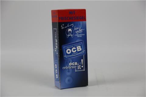 10.000x Zigarettendrehpapier OCB Blau mit Frischesiegel